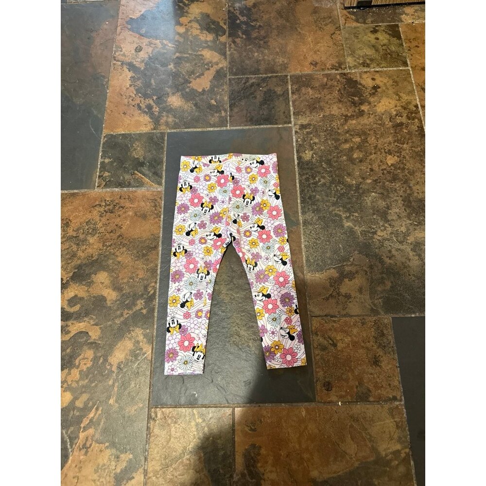 3t jumping beans Disney Minnie Mouse floral tough cotton leggings pants